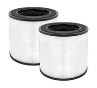 (2 pièces) Air 2000 Filtre de rechange compatible avec le purificateur d'air Bosch Air 2000 / Air 2000i, filtre HEPA H13, filtre à charbon actif, système 3 en 1, filtration en 3 étapes