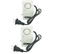 2 pièces Alarme de Panne de Courant Alarme réfrigérateur congélateur système de Surveillance Avertissement de Panne de Courant Panne de Courant 120dB Avertissement avec Adaptateur de Prise EU