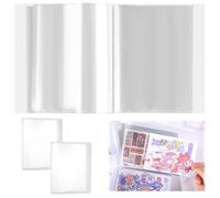 2 Pièces Album Photo Pochette 11x15cm, 80 Pages Pochettes Transparentes Pour Cartes Postales, A6 Album Carte Postale, Pochette Photo 11x15, Album Scrapbooking Pour Cartes, Scrapbooking, Collection
