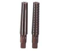 2 Pièces Alésoir Morse à Queue Droite en Acier au Carbone, Alésoir Manuel Grossier et Fin pour Trous Coniques MT1 MT2 MT3 MT4 MT5, Outil de Finition Précis pour Atelier Mécanique (MT3# Charnière