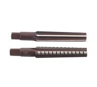 2 Pièces Alésoir Morse à Queue Droite en Acier au Carbone, Alésoir Manuel Grossier et Fin pour Trous Coniques MT1 MT2 MT3 MT4 MT5, Outil de Finition Précis pour Atelier Mécanique (MT2# Charnière