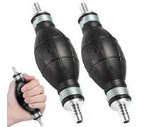 2 Pièces Amorceur Gazole 8mm, Pompe Manuelle pour Transfert Gaz Essence Diesel Eau Liquide - Voiture Jardin