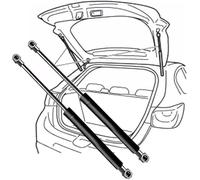 2 Pièces Amortisseur à Gaz Vérin Hydraulique de Coffre Arrière pour Mini Cooper 2002 2003 2004 2005 2006, Ressorts à Gaz de Coffre de Voiture