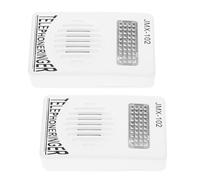 2 Pièces Amplificateur de Sonnerie pour Téléphone Fixe, Blanc | Pp, Usage Bureau et Maison, Design Compact, Volume Élevé, Clarté Sonore Renforcée, sans Pile