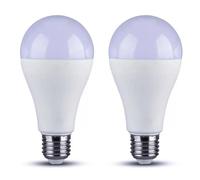 2 Pièces Ampoule LED E27 A60, 15W 1500LM, Forme Standard, 60X124mm (Blanc Chaud 3000K)