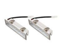 2 pièces Ampoule LED, Lumière Blanche, Éclairage Puissant de cuisson | Alliage D’Aluminium et Verre, Remplacement Facile, Adaptée aux Socles de Hottes Ventilées, Visibilité Accrue