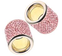 2 Pièces Anneau D’Appui-tête Voiture Orné de Strass, Rose | Effet Bling, Alliage Cuivre et Pâte Polymère, pour Sièges et Habitacle
