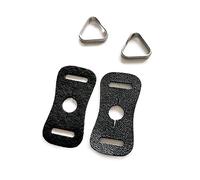 2 Pièces Anneau De Cosse Universel Sangle D'appareil Photo Pour Triangle Fendu En Cuir Protecteur Couverture Tampons Accessoires Photo Sangle Triangle Crochet Fendu Accessoires Pour Photographes