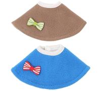 2 Pièces Anneau de Protection Cou Anti-picage pour Perroquet Bleu