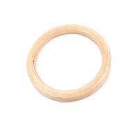 2 pièces Anneaux de Gymnastique en Bois, Anneaux Gym aux Dimensions Olympiques, Diamètre 28 mm/32 mm, Anneaux Bois pour Cross-fit, Musculation, Gym, Entraînement Intérieur et Extérieur