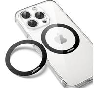 2 Pièces Anneaux Métalliques Compatible avec MagSafe Anneau Autocollant Adhésif 3M Épaisseur 0 65mm Accessoire MagSafe pour Charge