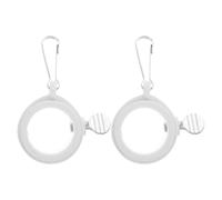 2 Pièces Anneaux Rotatifs Pvc 0,75-1,02 Pouces pour Mât de Drapeau | Rotation 360 Degrés, Système Anti-enroulement, pour Poteau de Drapeau, Usage Extérieur