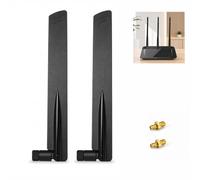 2 Pièces Antenne 5G LTE 4G LTE Externe Omnidirectionnelle 600-6000 MHz avec Connecteur SMA, Antenne LTE pour Routeur, Antenne WiFi Externe pour Appareils sans Fil, IoT et Réseaux Mobiles