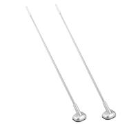 2 Pièces Antenne de Voiture Télescopique à Mât de Drapeau, Trois | Acier Inoxydable, Montage Facile et Compatibilité, Aide au Stationnement pour Voitures et Camions