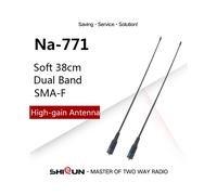 (2 pièces) Antenne Nagoya NA-771 à gain élevé 771 double bande VHF/UHF pour talkie-walkie UV-9R UV-13