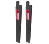 2 Pièces Antenne Omnidirectionnelle Double Bande 2,4 GHz 5,8 GHz avec Gain Élevé 12 dBi et Connecteur SMA Mâle pour Routeur WiFi Surveillance de Module sans Fil et Équipement