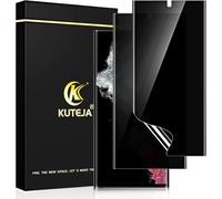 [2 Pieces] Anti-Spy Screen Protector For Samsung Galaxy S22 Ultra 5g, Full Coverage Tpu Privacy Screen Protector, Compatible With Fingerprint Reader