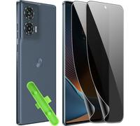 2 Pieces Anti-Spy Screen Protectors For Motorola Edge 50 Fusion Film,Soft Tpu Protector With 1 Easy Installation Tool,Scratch Resistant