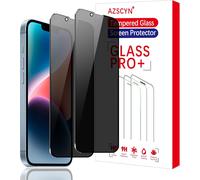 [2 Pieces] Anti-Spy Tempered Glass Film For Iphone 14 Plus/Iphone 13 Pro 6.5-Inch, Privacy Screen Protector, Anti-Scratch, Bubble-Free