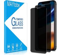 2 Pieces Anti-Spy Tempered Glass For Iphone 11 Pro /Iphone Xs , Privacy Screen Protector, Bubble-Free, 9h Hardness, Anti-Scratch
