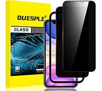 [2 Pieces] Anti-Spy Tempered Glass For Iphone 11/Xr 6.1 Inch, Privacy Screen Protector, Equipped With Simple Alignment Tool [9h Hardness] [Case Friendly]
