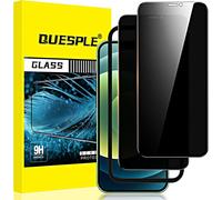 [2 Pieces] Anti-Spy Tempered Glass For Iphone 12 Mini 5.4 Inch, Privacy Screen Protector, Equipped With Simple Alignment Tool [9h Hardness] [Case Friendly]