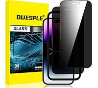 [2 Pieces] Anti-Spy Tempered Glass For Iphone 14 Pro 6.1 Inch, Privacy Screen Protector, Equipped With Simple Alignment Tool [9h Hardness] [Case Friendly]