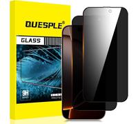 [2 Pieces] Anti-Spy Tempered Glass For Iphone 16 Pro 6.9 Inch, High Quality Full Coverage Glass, 9h Hardness, Bubble-Free, Privacy Screen Protector