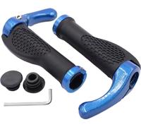 2 pièces antidérapantes Poignées de guidon de vélo avec Design Ergonomique Spécial, Alliage d'aluminium, Poignées de vélo électrique, Protection des poignets, 1 paire de poignées en caoutchouc Pour VT