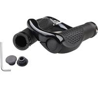 2 pièces antidérapantes Poignées de guidon de vélo avec Design Ergonomique Spécial, Alliage d'aluminium, Poignées de vélo électrique, Protège-poignets, 1 paire de poignées en caoutchouc Pour VTT, BMX,