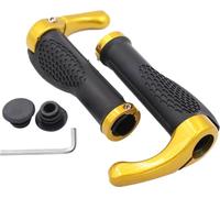 2 pièces antidérapantes Poignées de guidon de vélo avec Design Ergonomique Spécial, Alliage d'aluminium, Poignées de vélo électrique, Protection des poignets, 1 paire de poignées en caoutchouc Pour VT