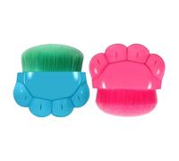 2 Pièces Applicateur de Crème Solaire pour Enfants - Brossettes avec Étui de Protection, Poils Doux, Application Propre - Idéal pour les Voyages, la Plage et les Activités en Plein Air - par Mobi Lock