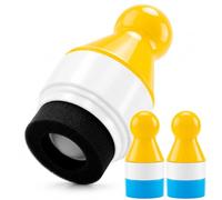2 Pièces Applicateur de Crème Solaire Roll-on, Bâton Applicateur De Crème Solaire Portable avec Éponge, Crème solaire pour enfants et adultes, Idéal pour Voyage, Bleu