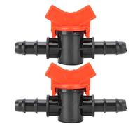 2 pièces Aquarium soupape de contrôle de débit d'eau en Plastique Aquarium contrôle de débit d'air régulateur Valve réservoir de Poisson Tuyau Tuyau connecteur(10mm)