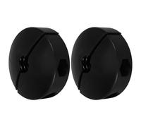 2 Pièces Arrêt du Dévidoir de Tuyau D’air Réglable 19 à 22mm Noir | Caoutchouc, Trou Intérieur 19,5mm, Installation Facile, pour Flexibles 19 à 22mm et Enrouleurs