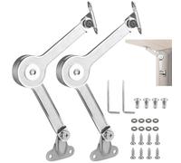 2 Pièces Ascenseur Réglable de Charnière de Support,Charniere Relevable,Armoire Meuble Ascenseur,pour Armoires,Dessus de Placard,Portes de Meubles,Angle D'ouverture: 75/90/110 Degré
