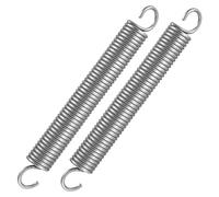2 Pièces Assortiment de Ressorts de Traction et Compression, 150mm en Acier Inoxydable, Double Crochet, Diamètre du Fil 2.5 mm/OD 18mm
