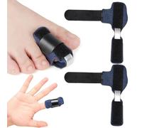 2 Pièces Attelle d'Orteil, Redresseur d'Orteil Réglable, Redresseur d'Orteil pour Marteau en Forme de U, pour Soulager la Douleur des Orteils Courbés, en Griffe, Soulager la Douleur des Orteils