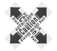2 Pièces Autocollant D'avertissement, PVC Noir Adhésif | Notice Ne Pas Tirer, Pose Facile, Usage Tous Temps, pour Camions et Remorques, Gestionnaires et Conducteurs