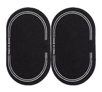 2 Pièces Autocollant de Peau de Tambour Double Pas Renforcé | Tpe Noir, Réduit les Harmoniques, Lavable et Réutilisable, pour Musiciens de Batterie