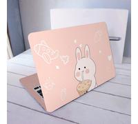 2 pièces Autocollant Dessin Animé Motif Lapin Protecteur Pour 15,6-16 Pouce Ordinateur Portable Taille UniqueCartoonPolychlorures de vinyle