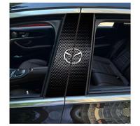 2 Pièces Autocollant Pilier B Voiture pour Mazda 3 Axela CX-30 CX-5 CX-4 CX-7 6 - Pet Autocollant de Colonne Central Voiture - Étanche Garniture Montant Vitre Portière Voiture