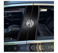 2 Pièces Autocollant Pilier B Voiture pour MG 3 4 5 6 7 ZS EV HS GS GT TF ZR EZS EHS One 3SW - Pet Autocollant de Colonne Central Voiture - Étanche Garniture Montant Vitre Portière Voiture