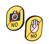 2 Pièces Autocollants Avertissement pour Animaux Étiquettes pour Laisse de Signaux de Socialisation pour Nerveux pour Interactions Sécurisées