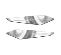 2 Pièces Autocollants en Gel D'aile Latérale de Voiture, Décalcomanies D'emblème Chromées Spéciales de Porte Avant, pour Peugeot 206 207 301 306 307 308 406 408 508 2008 3008 4008 5008