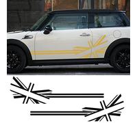 2 pièces Autocollants latéraux de Porte à Rayures latérales, pour Mini Cooper S Countryman R60 F60 F55 F56 R56 Paceman R61 R50, Autocollant de carrosserie