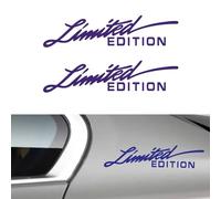 2 Pièces Autocollants Latéraux pour BMW E46 E90 E60 F30 F10 E39 E36 f20 E87 E90 G30 E53 G20, Limited Edition Bandes Adhésives Racing Sport Vinyle Sticker Tuning Décor Auto,Blue