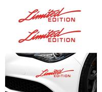2 Pièces Autocollants Latéraux pour BMW E46 E90 E60 F30 F10 E39 E36 f20 E87 E90 G30 E53 G20, Limited Edition Bandes Adhésives Racing Sport Vinyle Sticker Tuning Décor Auto,Red