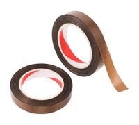 2 Pièces Autocollants LED Marron Ptfe Anti-éblouissement | Ruban Fin Discret, pour Abat-jour et Couvre-bande LED, Usage Chambre, Lecture Nocturne, Bureau
