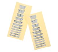 2 Pièces Autocollants Pvc, Repères Décoratifs pour Débutants | Designs Colorés et Élégants, pour Guitare Acoustique, Pratique en Cours, Aide Rapide à Trouver les Notes Couleur Aléatoire